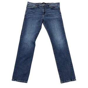 Joe's Jeans Mens 36 (36x32) Straight Leg Blue Denim Stretch Casual Slim Skinny